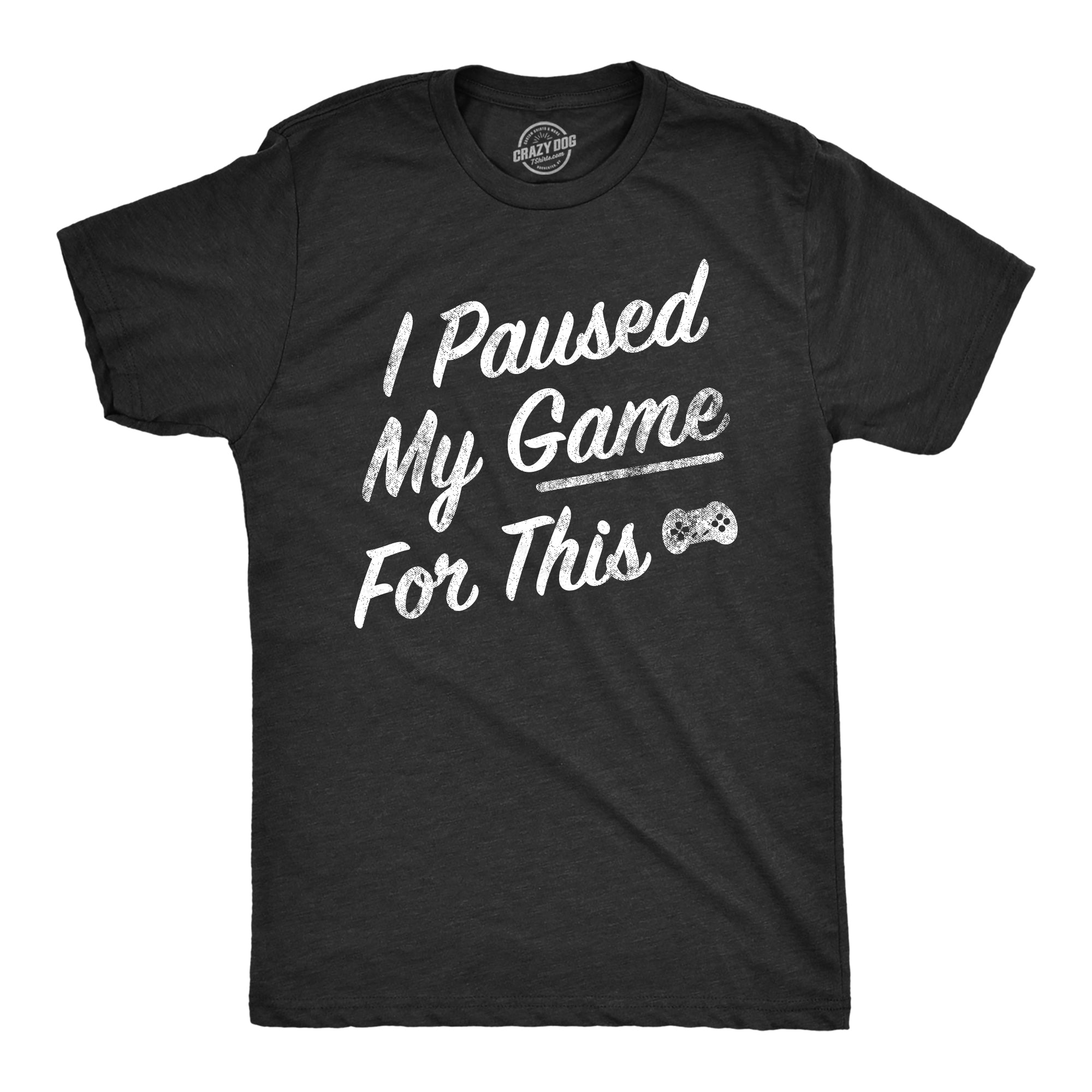 Mens I Paused My Game To Be Here Boxer Brief Funny Video Gaming Gamer Gift  Underwear
