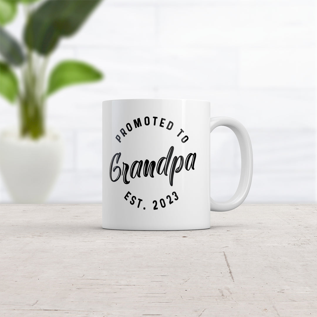 Promoted To Grandpa Mug