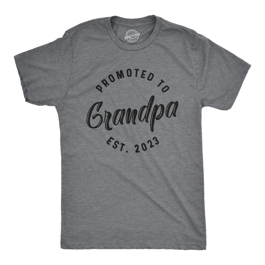 Funny Dark Heather Grey - 2023 Mens T Shirt Nerdy Father's Day Grandfather Tee