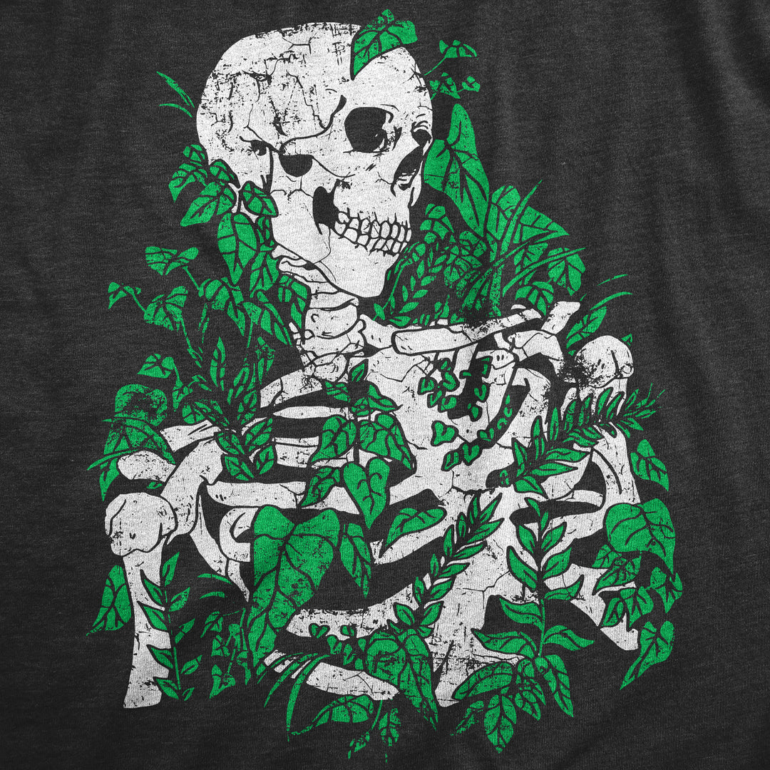 Skeleton Overgrown Plants Women's T Shirt