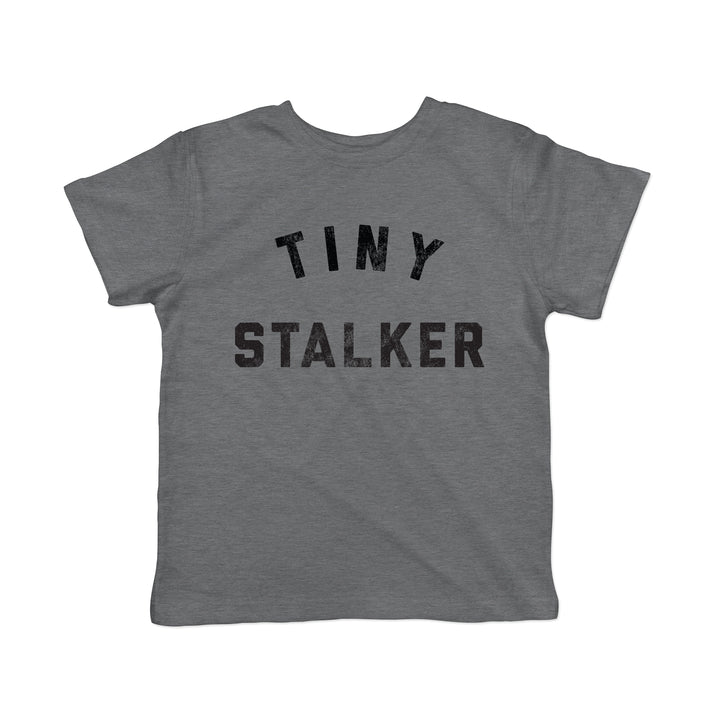 Funny Dark Heather Grey - STALKER Tiny Stalker Toddler T Shirt Nerdy Sarcastic Tee