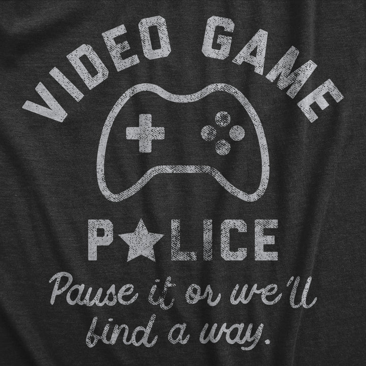 Video Game Police Men's T Shirt