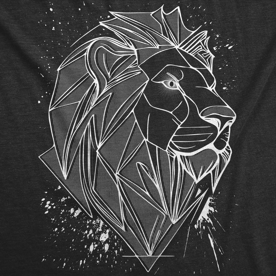 3D Lion Men's T Shirt