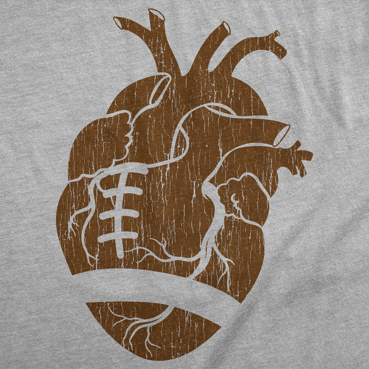 Football Heart Men's T Shirt