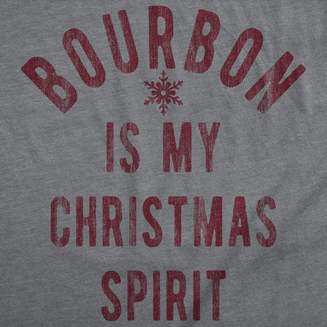 Bourbon Is My Christmas Spirit Men's T Shirt