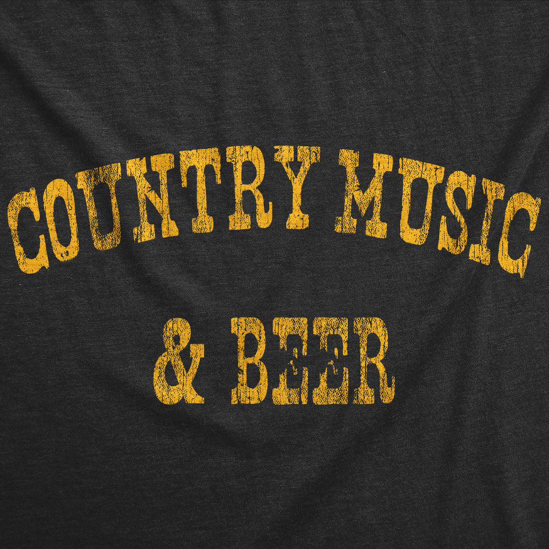 Country Music And Beer Women's T Shirt