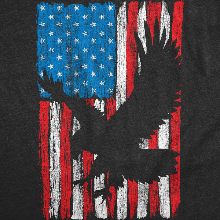 Eagle In Flag Men's T Shirt