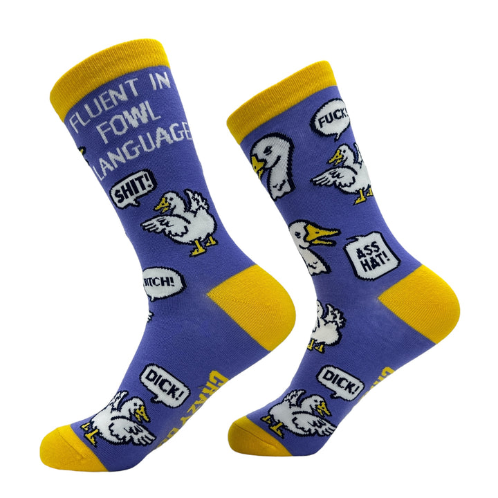 Women's Fluent In Fowl Language Socks