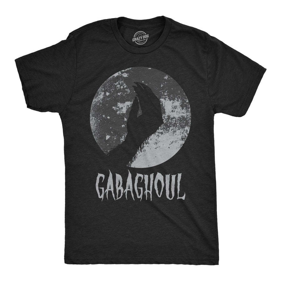 Funny Heather Black - Gabaghoul Gabaghoul Mens T Shirt Nerdy Halloween sarcastic Tee