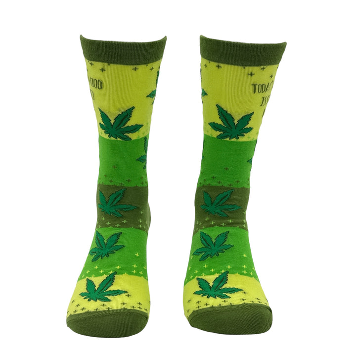 Women's Today's Good Mood Is Sponsored By Weed Socks