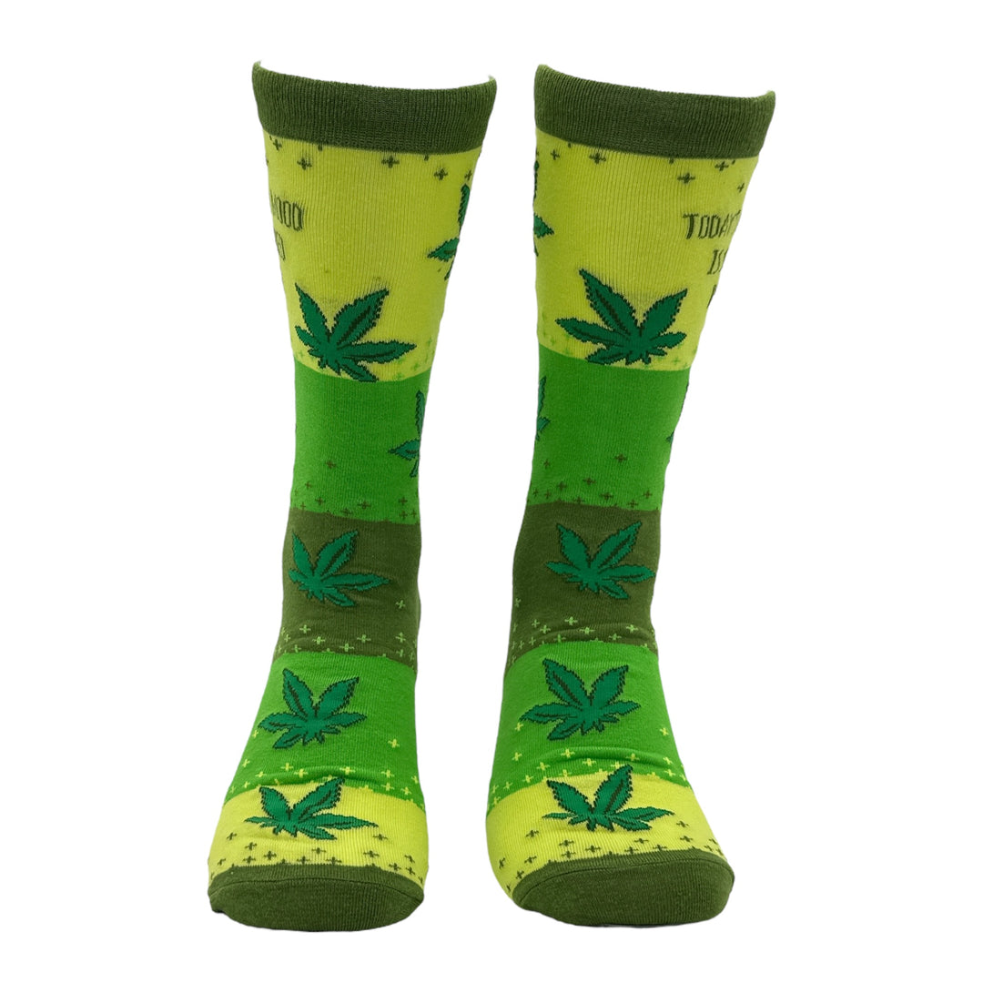 Men's Today's Good Mood Is Sponsored By Weed Socks