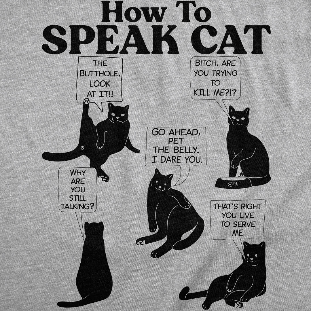 How To Speak Cat Women's T Shirt