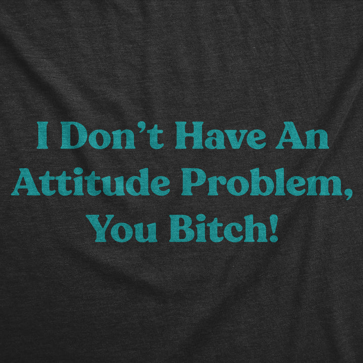 I Dont Have An Attitude Problem You Bitch Women's T Shirt