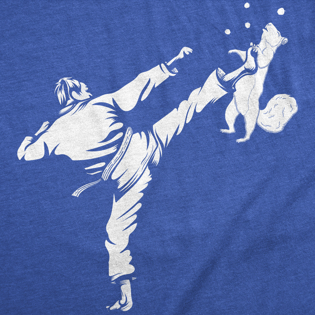 Karate Kicked Squirrel Men's T Shirt