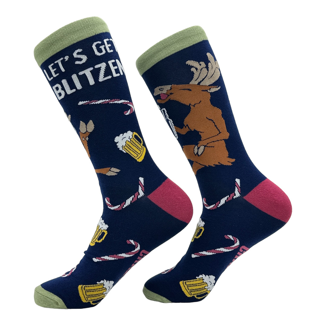 Men's Lets Get Blitzen Socks