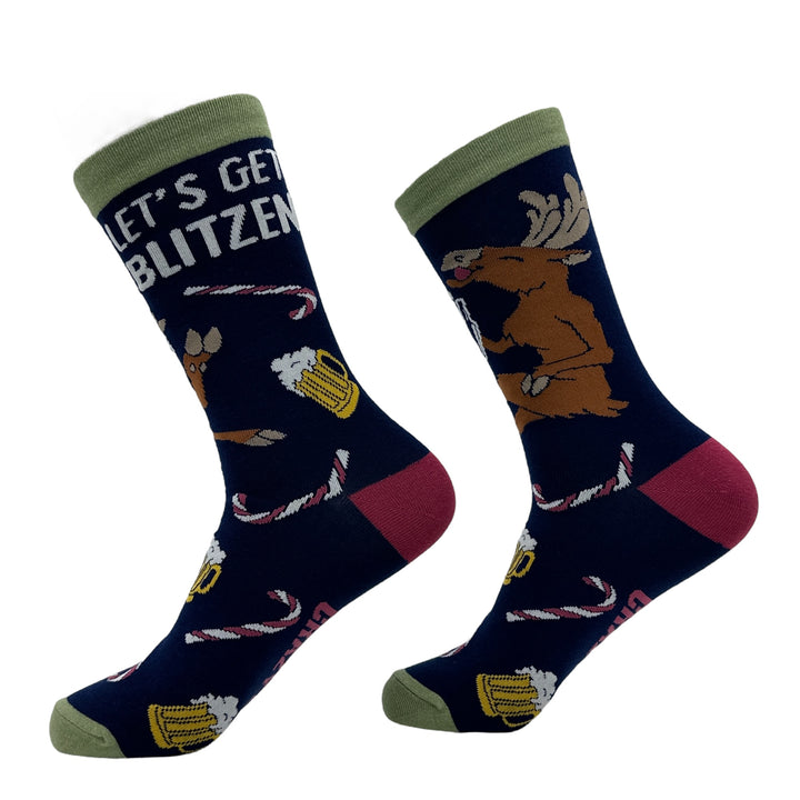 Women's Lets Get Blitzen Socks