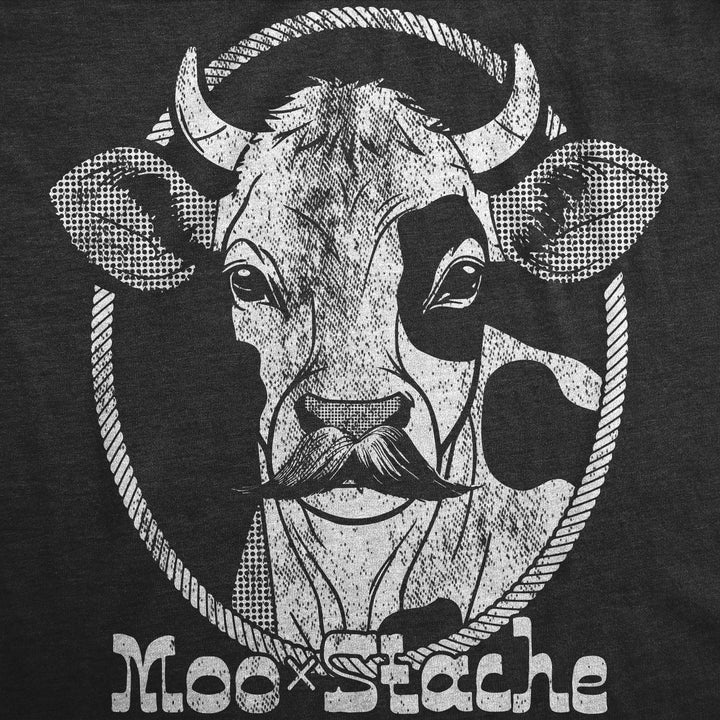 Moo Stache Men's T Shirt