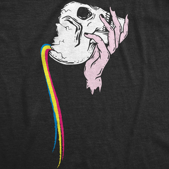 Pouring Rainbow Skull Women's T Shirt