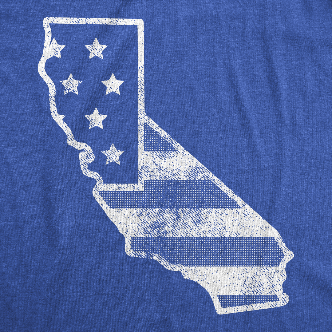 American Flag California Men's T Shirt