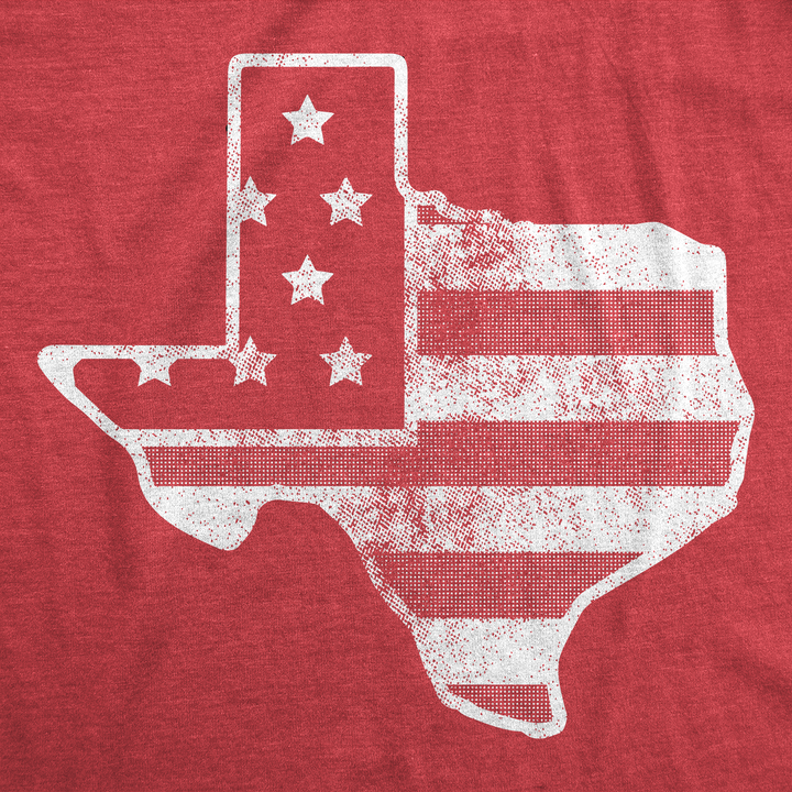 American Flag Texas Women's T Shirt