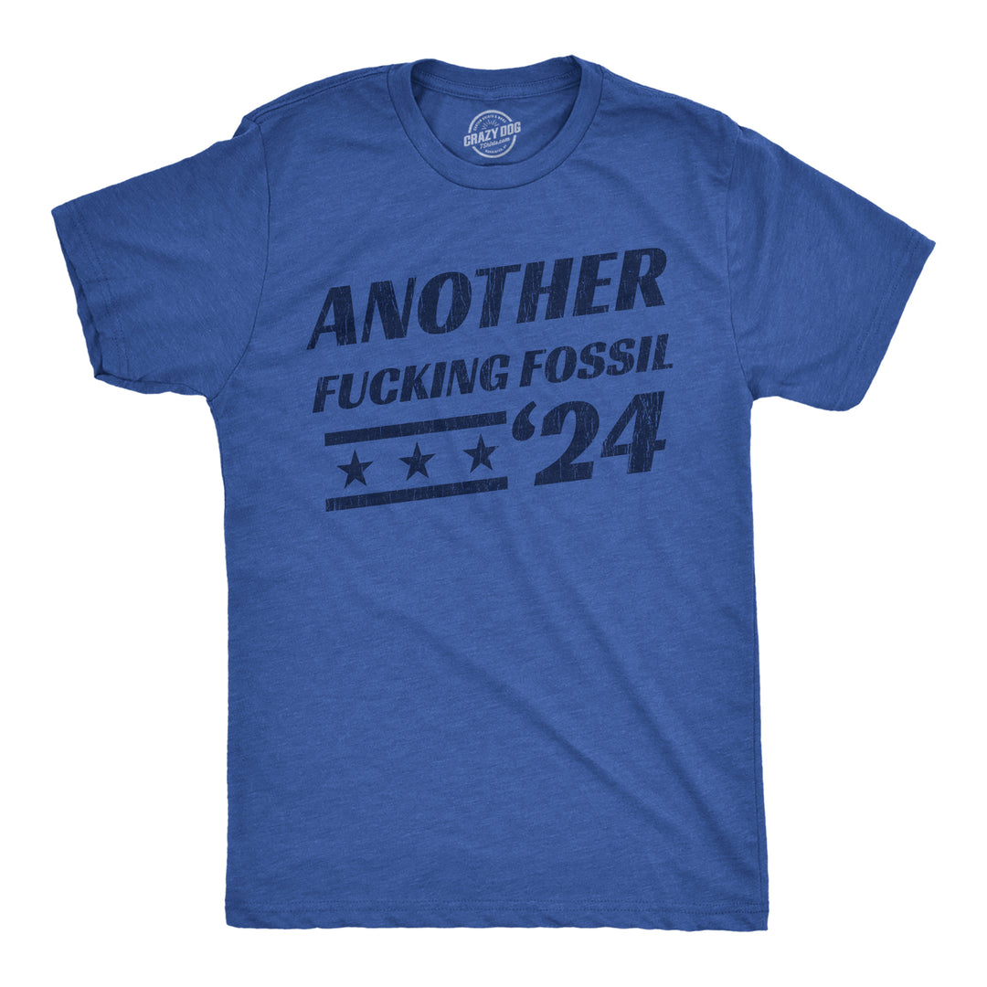 Funny Heather Royal - Another Fucking Fossil 24 Another Fucking Fossil 24 Mens T Shirt Nerdy Dinosaur Political sarcastic Tee