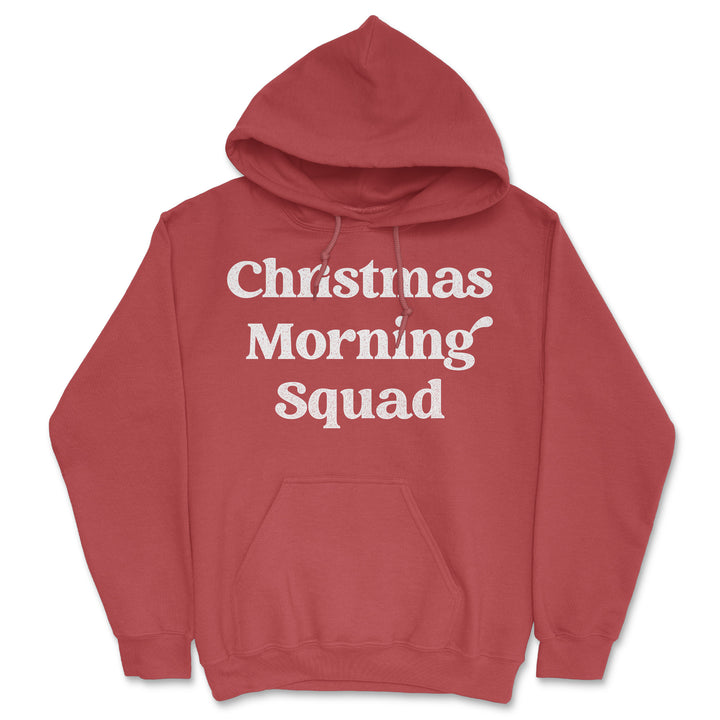 Funny Red - Xmas Morning Squad Christmas Morning Squad Hoodie Nerdy Christmas sarcastic Tee