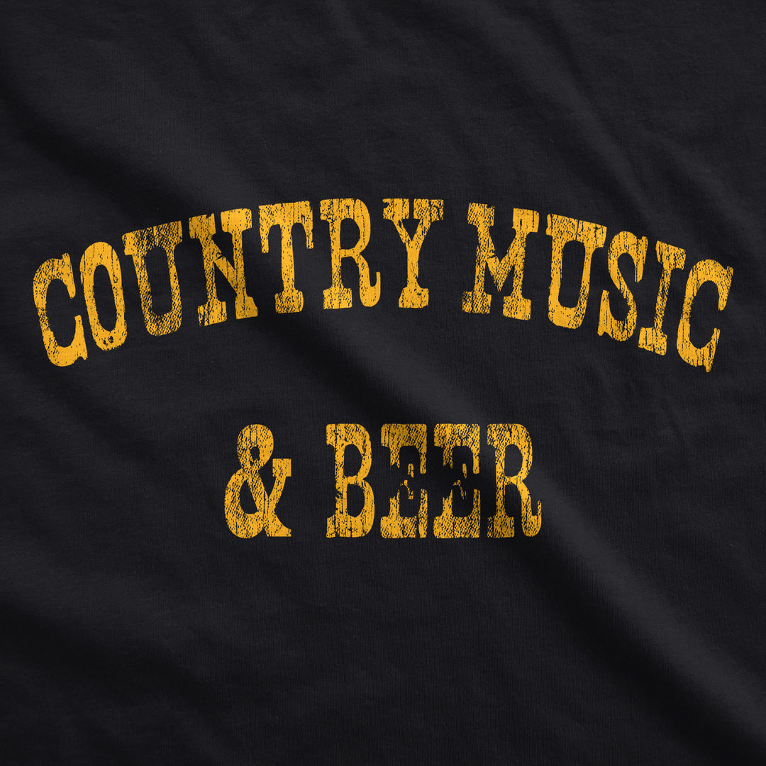 Country Music And Beer Hoodie