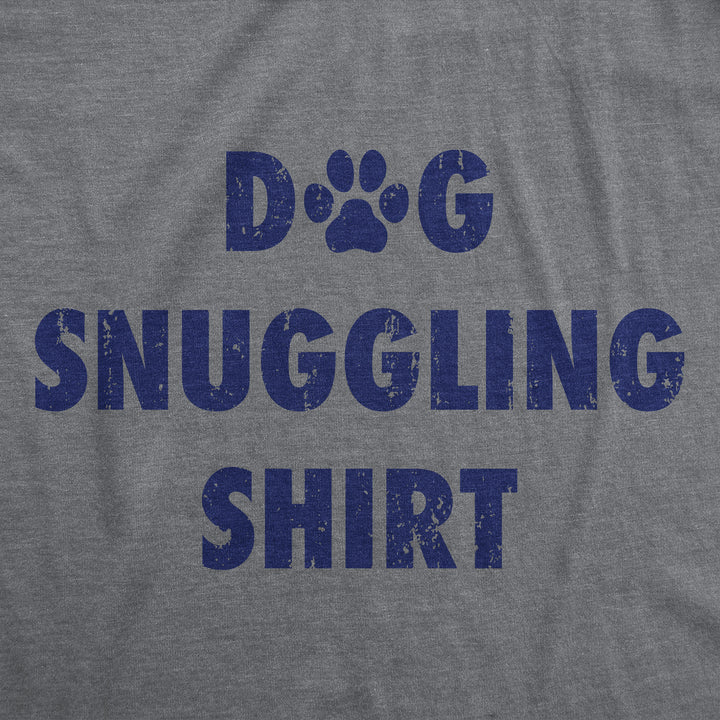 Dog Snuggling Shrit Men's T Shirt