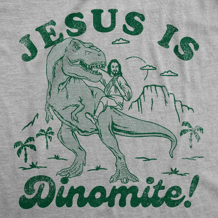 Jesus Is Dinomite Women's T Shirt