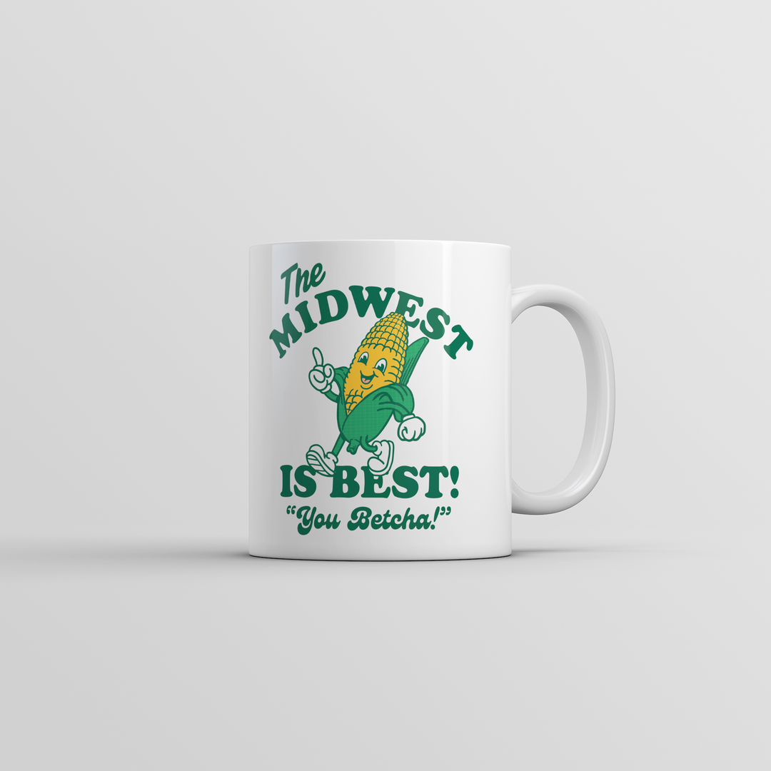 Funny White The Midwest Is Best Coffee Mug Nerdy sarcastic Tee