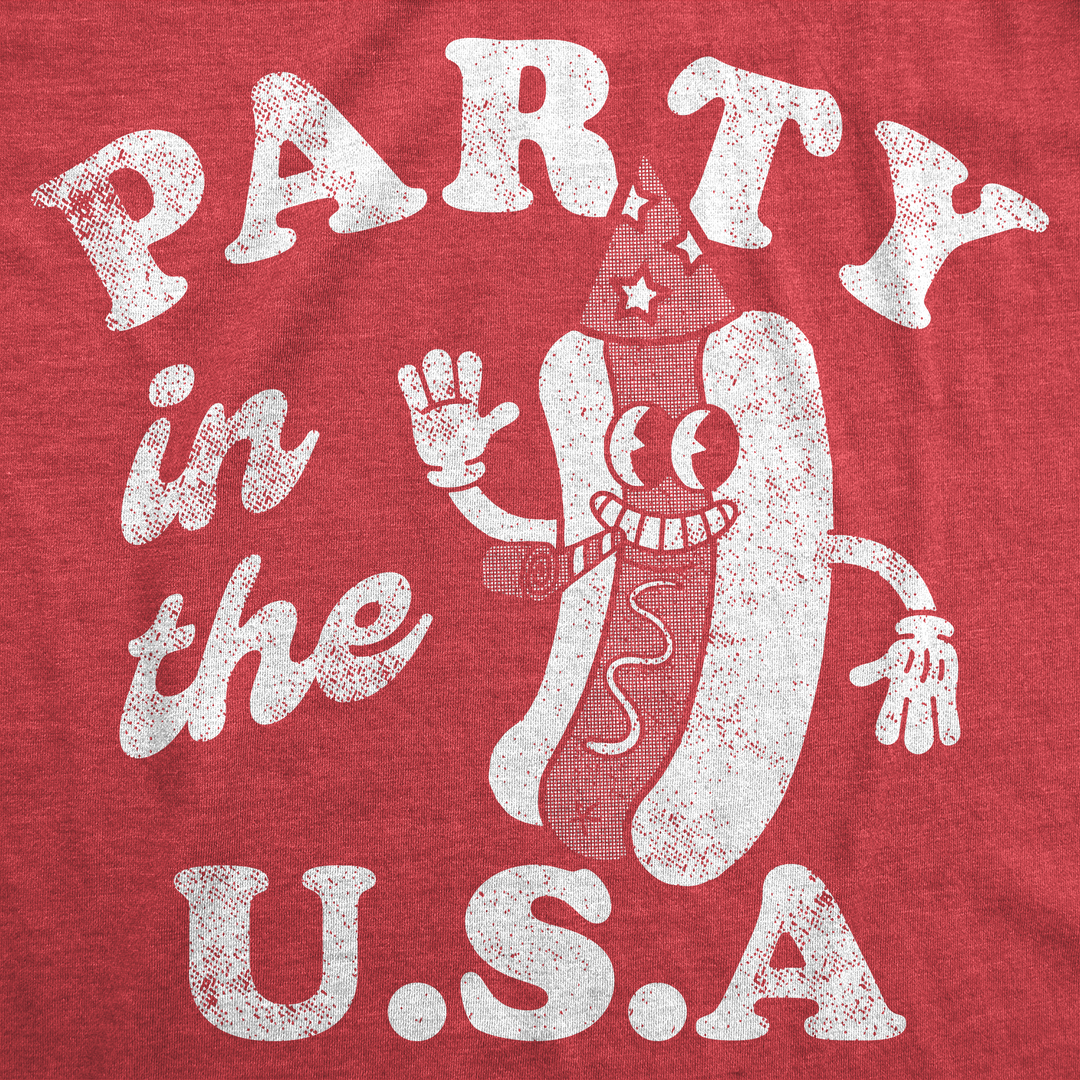 Party In The USA Women's T Shirt – Crazy Dog T-Shirts