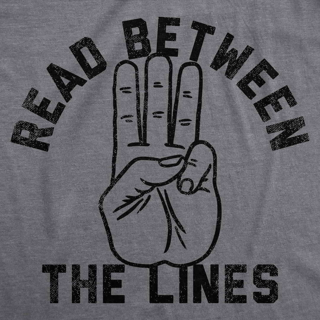 Read Between The Lines Men's T Shirt