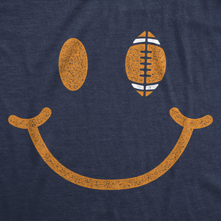 Football Smiling Face Women's T Shirt