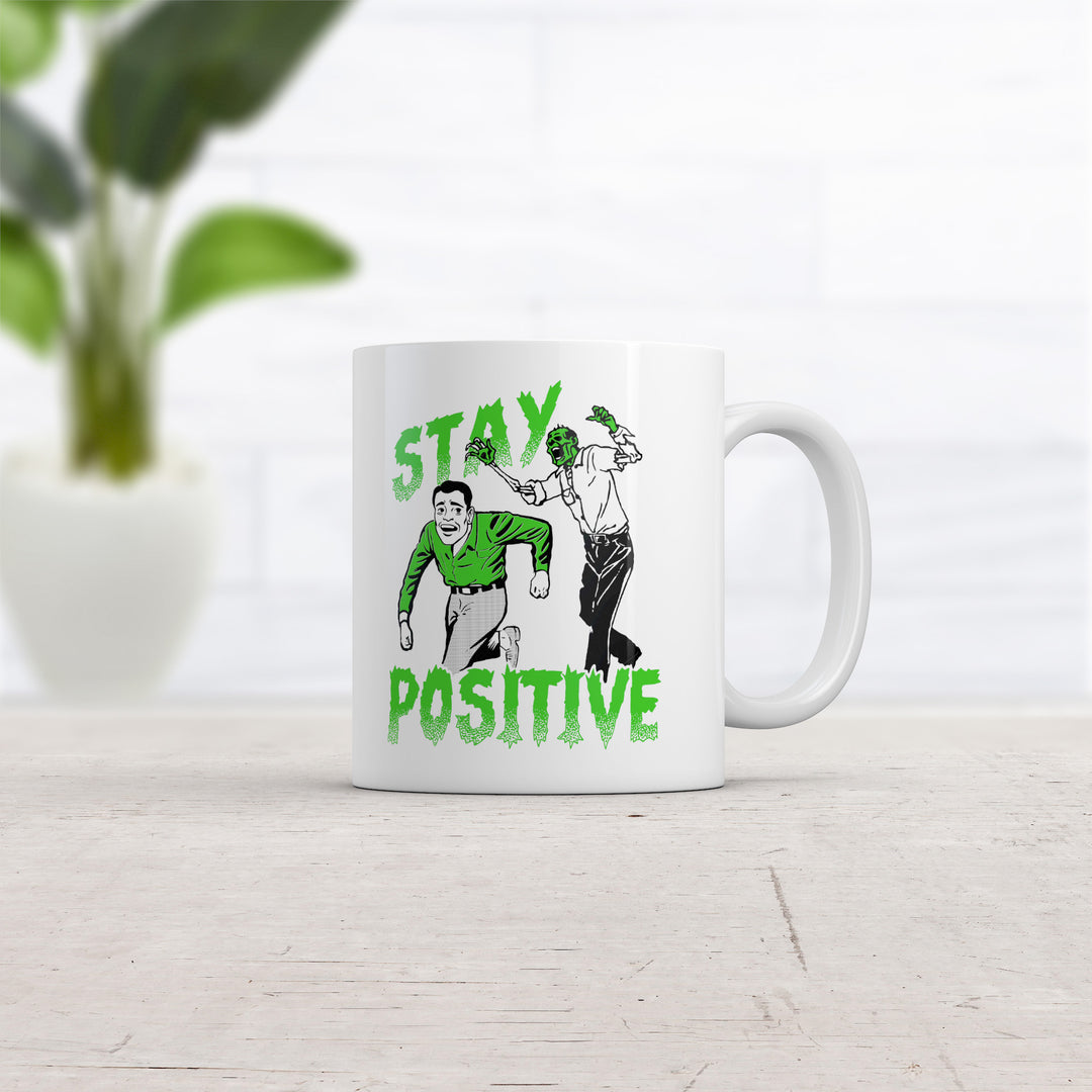 Stay Positive Zombie Mug