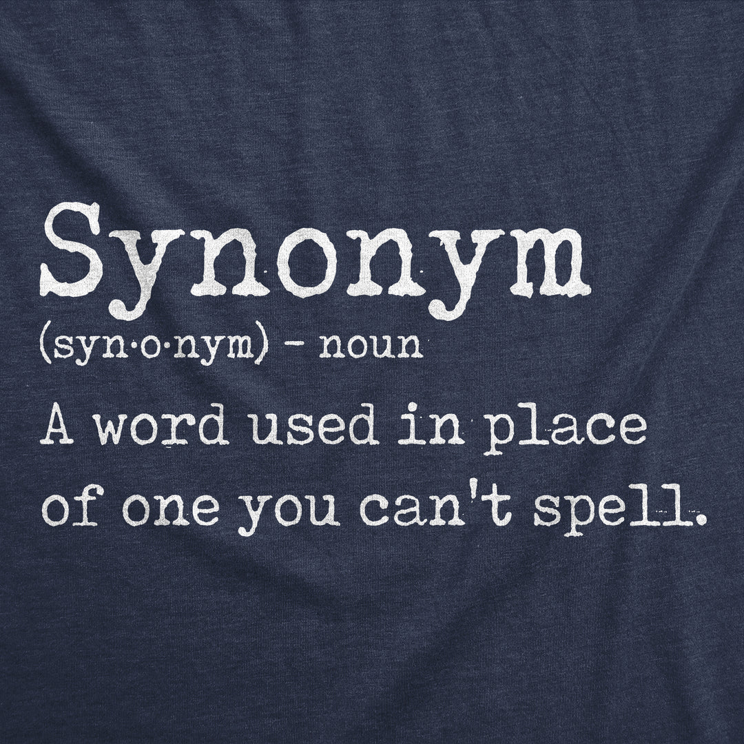 Synonym Definition Men's T Shirt