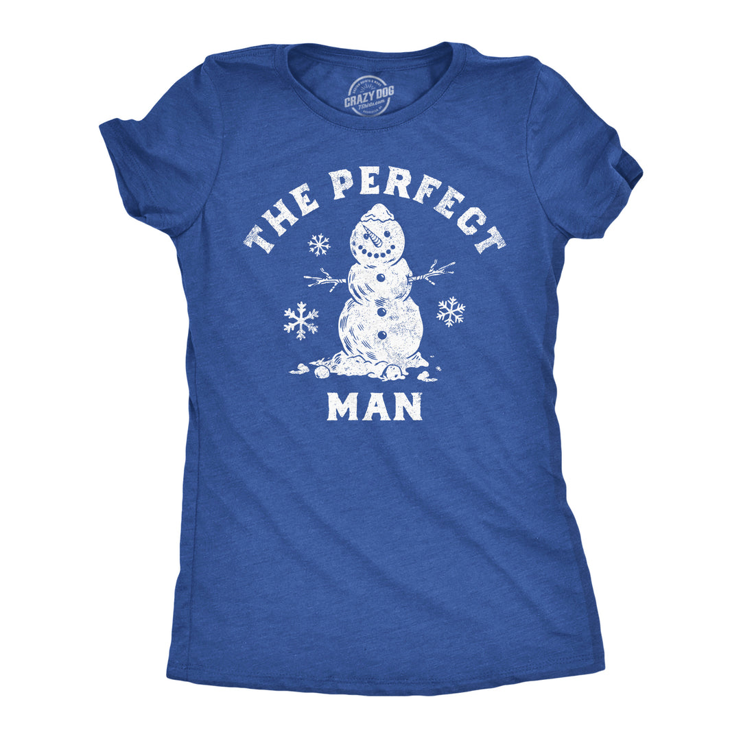 Funny Heather Royal - The Perfect Man The Perfect Man Womens T Shirt Nerdy sarcastic Tee