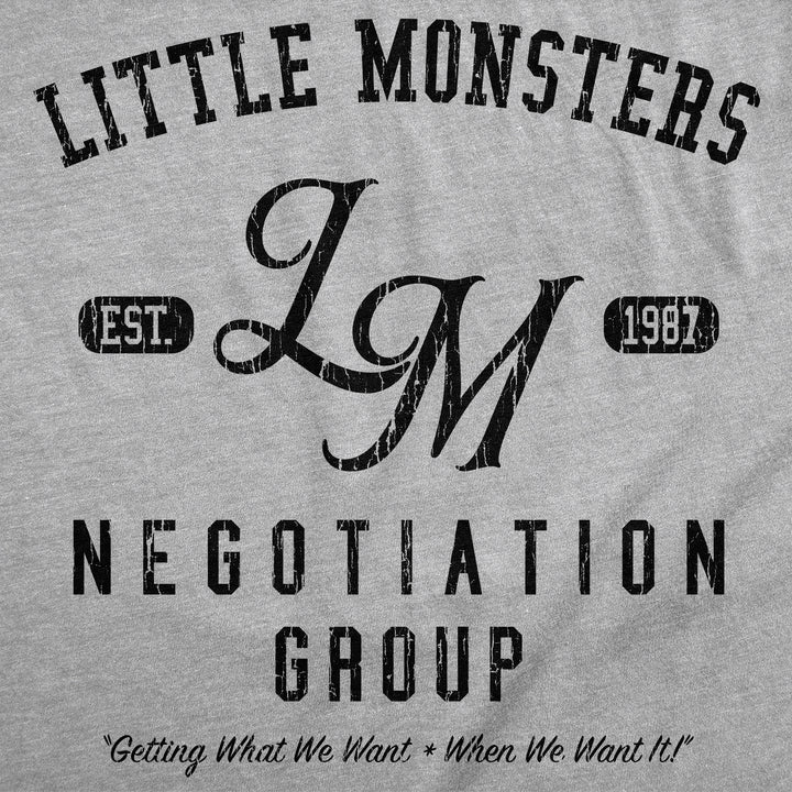 Little Monsters Negotiation Group Baby Bodysuit