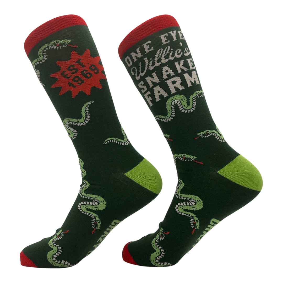 One Eyed Willies Snake Farm Socks