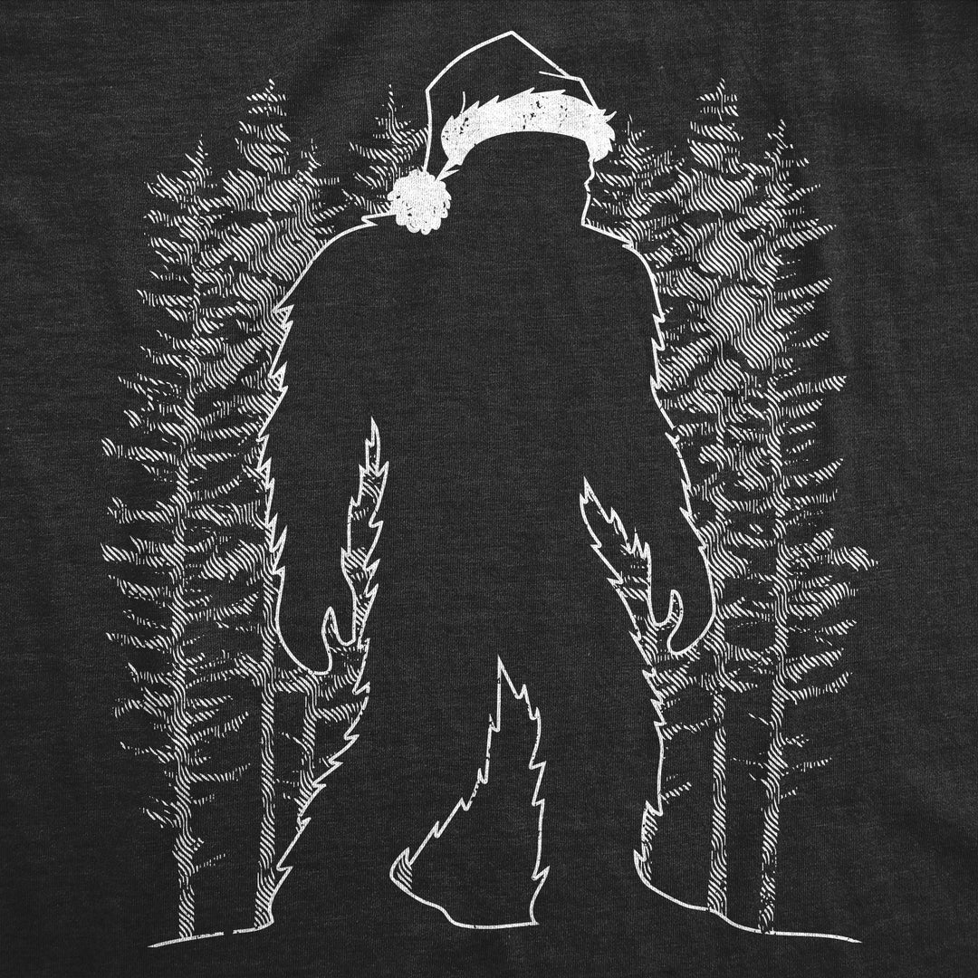 Bigfoot Santa Men's T Shirt