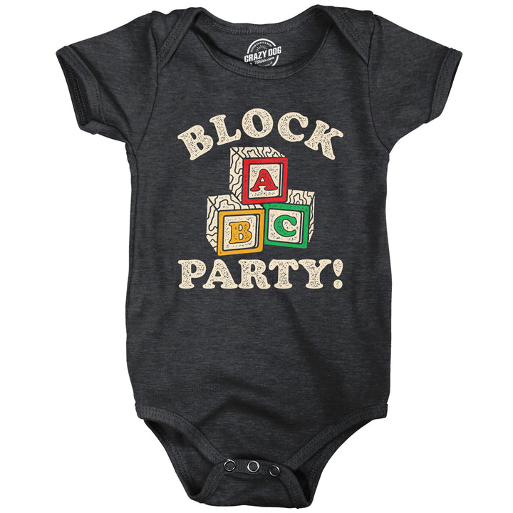 Funny Black - Block Party Block Party Onesie Nerdy sarcastic Tee