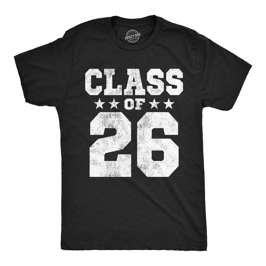 Funny Heather Black - Class of 26 Class Of 26 Mens T Shirt Nerdy sarcastic Tee