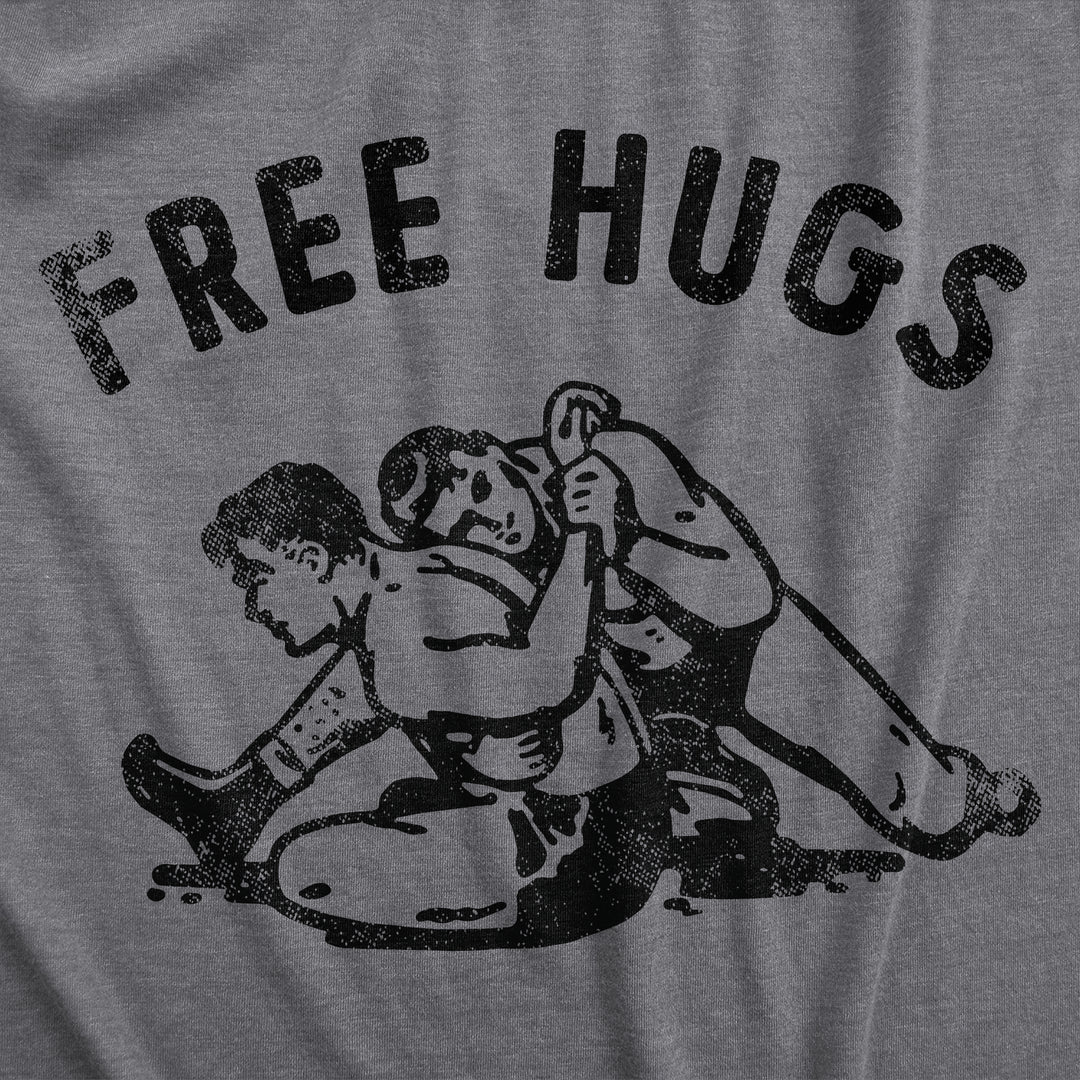 Free Hugs Wrestling Men's T Shirt