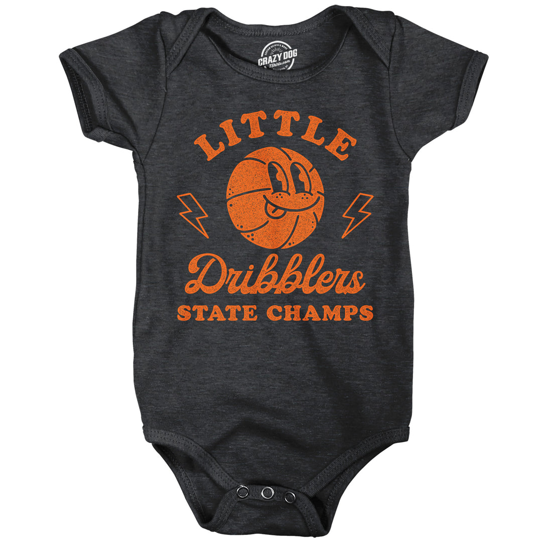 Funny Black - Little Dribblers Little Dribblers Onesie Nerdy basketball sarcastic Tee