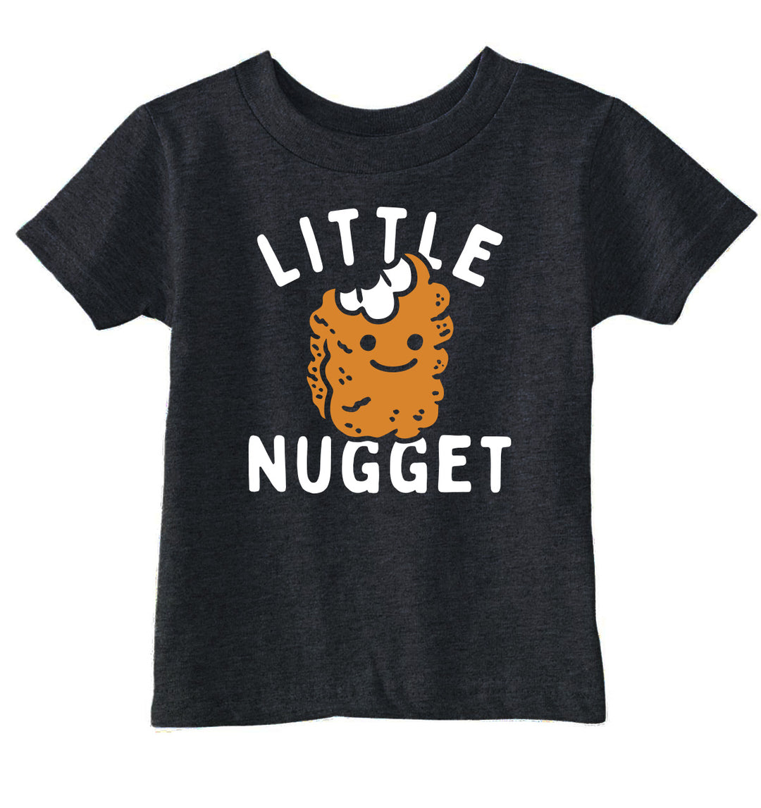 Funny Black - Little Nugget Little Nugget Toddler T Shirt Nerdy food Sarcastic Tee