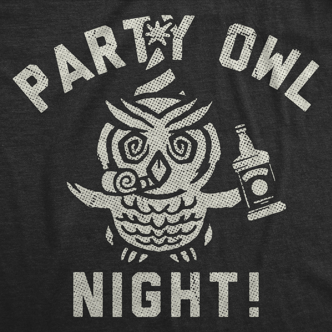 Party Owl Night Men's T Shirt