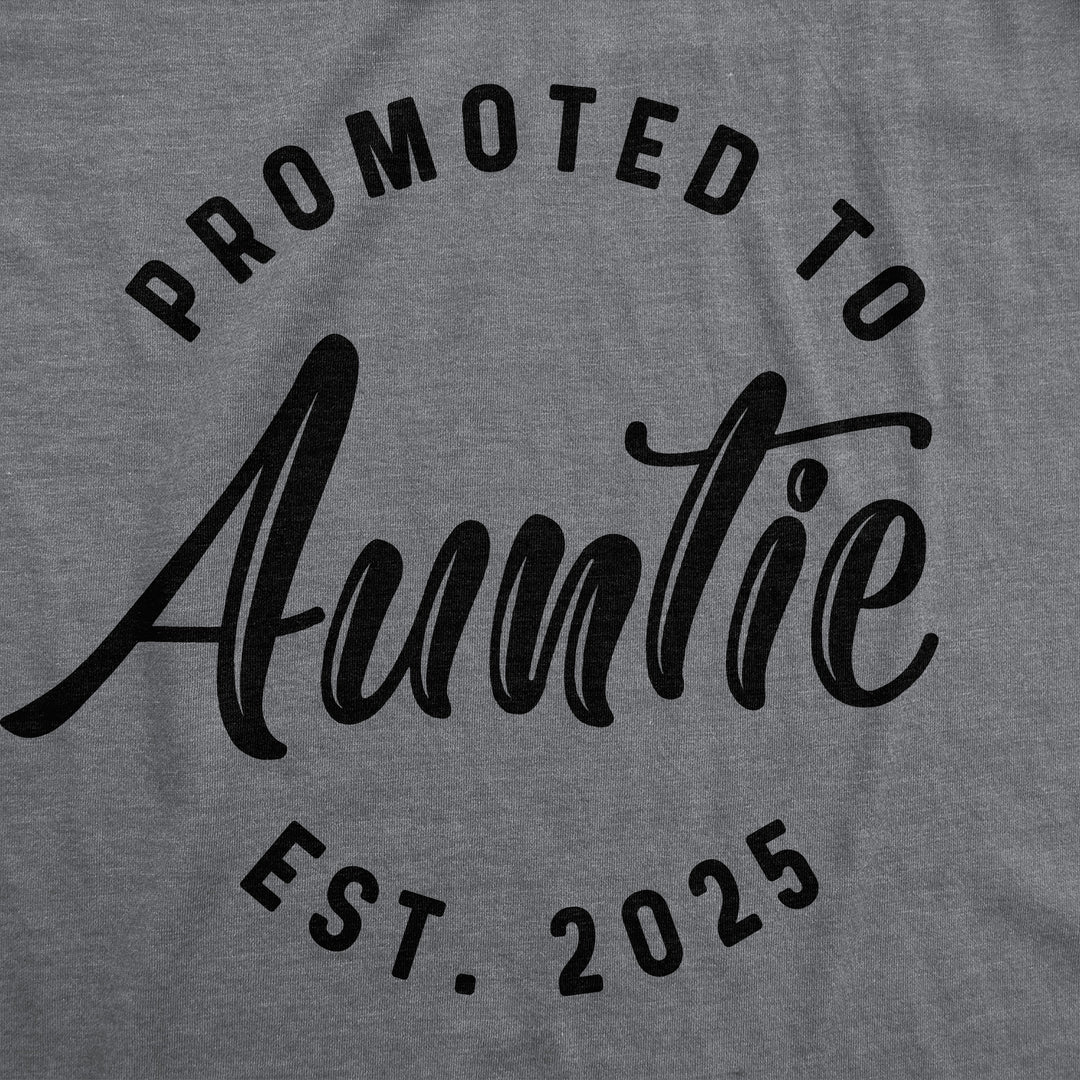 Promoted To Auntie 2025 Women's T Shirt