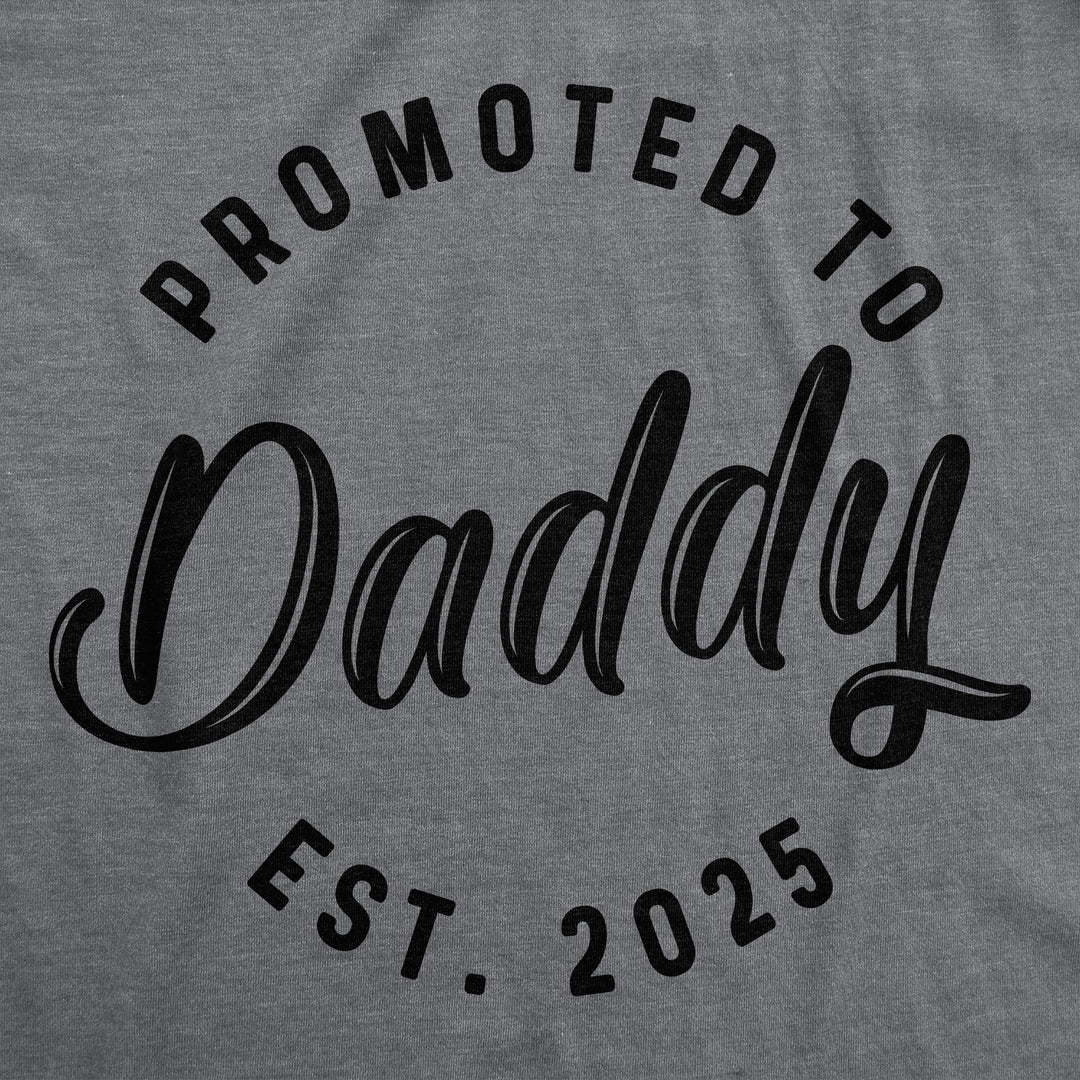 Promoted To Daddy 2025 Men's T Shirt