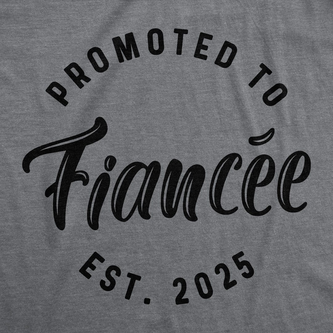 Promoted To Fiancee 2025 Women's T Shirt