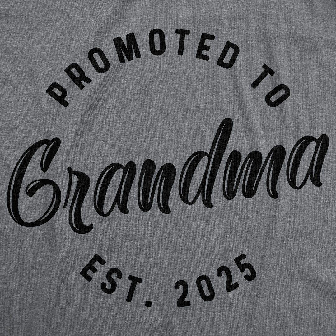 Promoted To Grandma 2025 Women's T Shirt