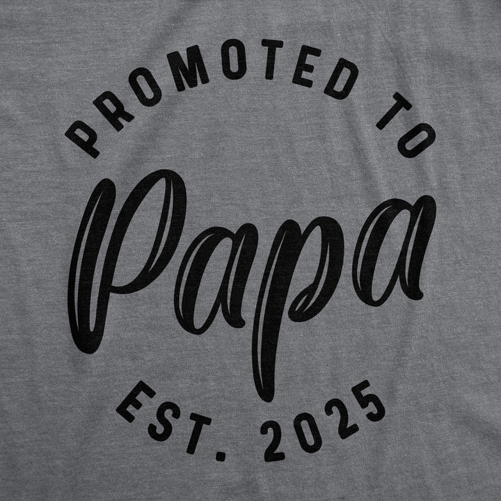 Promoted To Papa 2025 Men's T Shirt